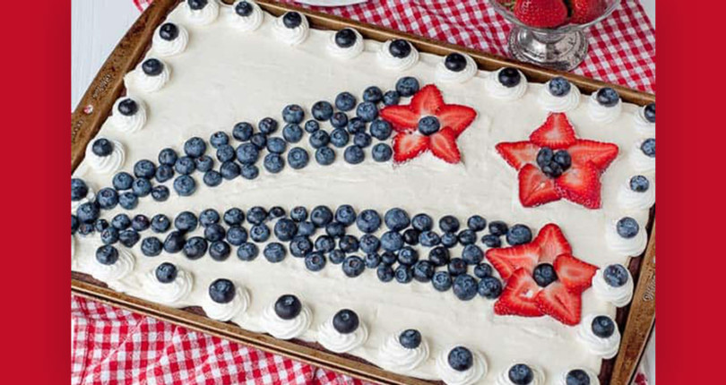 Easy 4th of July Brownies